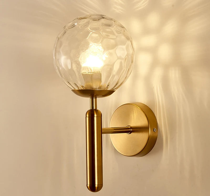 LIM - Lampe Murale Métal et Verre