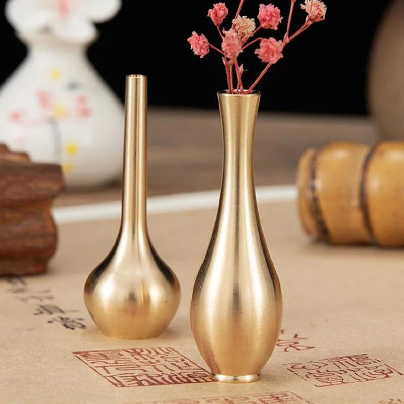 LILI - Mini Vase en Cuivre – Vase de Table Décoratif