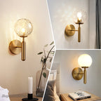 LIM - Lampe Murale Métal et Verre