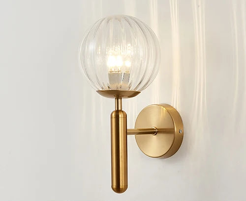 LIM - Lampe Murale Métal et Verre