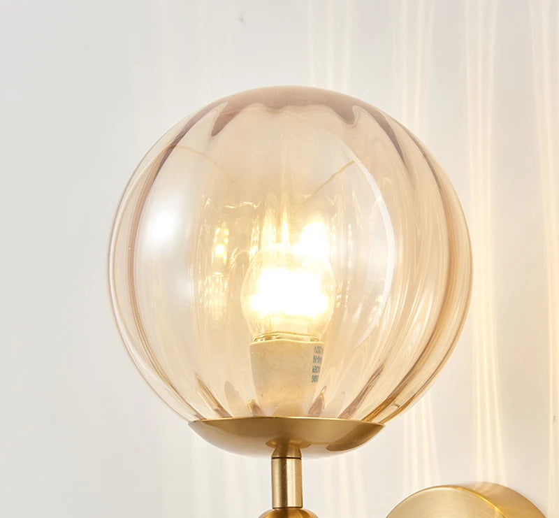 LIM - Lampe Murale Métal et Verre