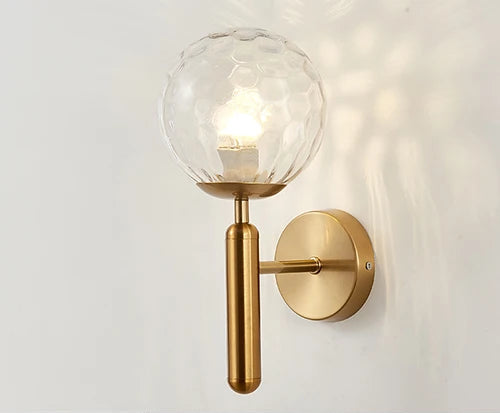 LIM - Lampe Murale Métal et Verre