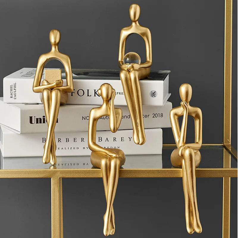 SYR - Sculpture Moderne pour Étagère ou Bureau