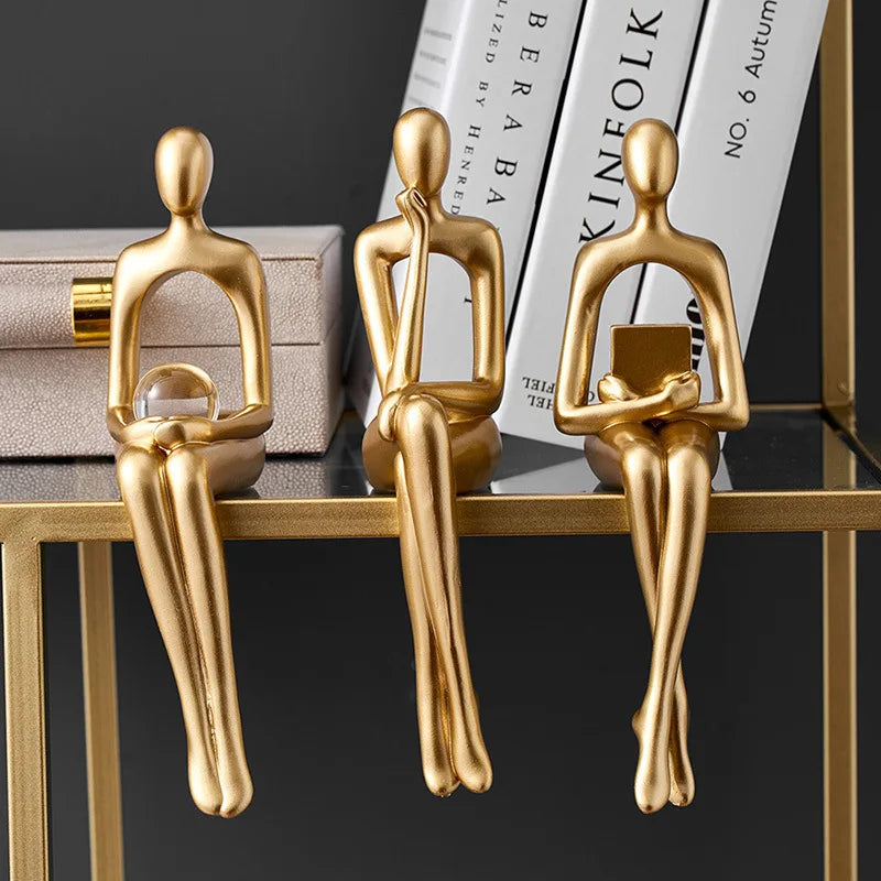SYR - Sculpture Moderne pour Étagère ou Bureau