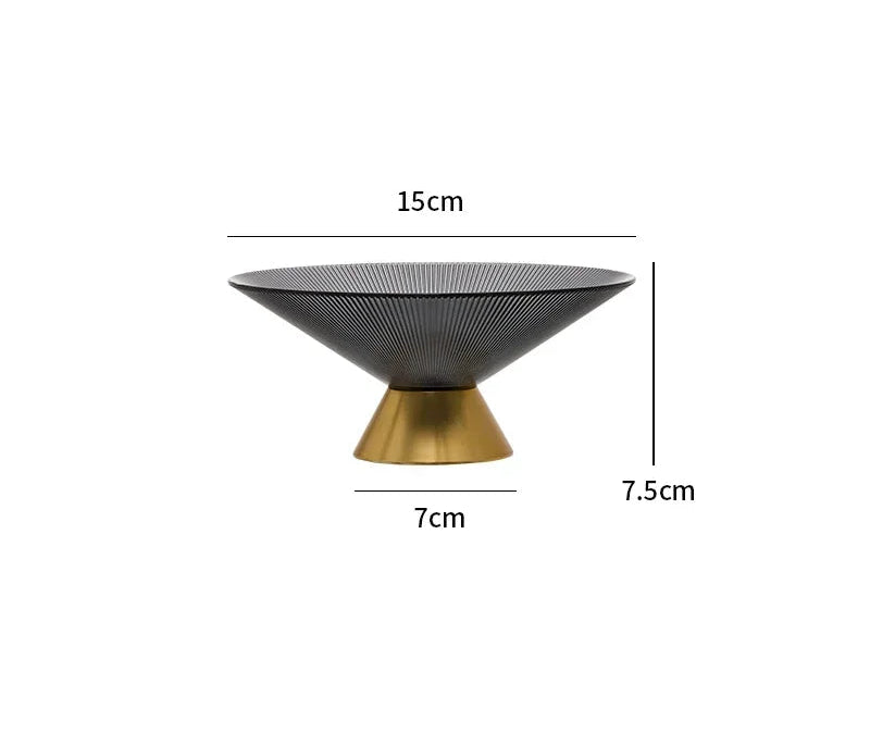 VAX - Assiette à fruits en verre