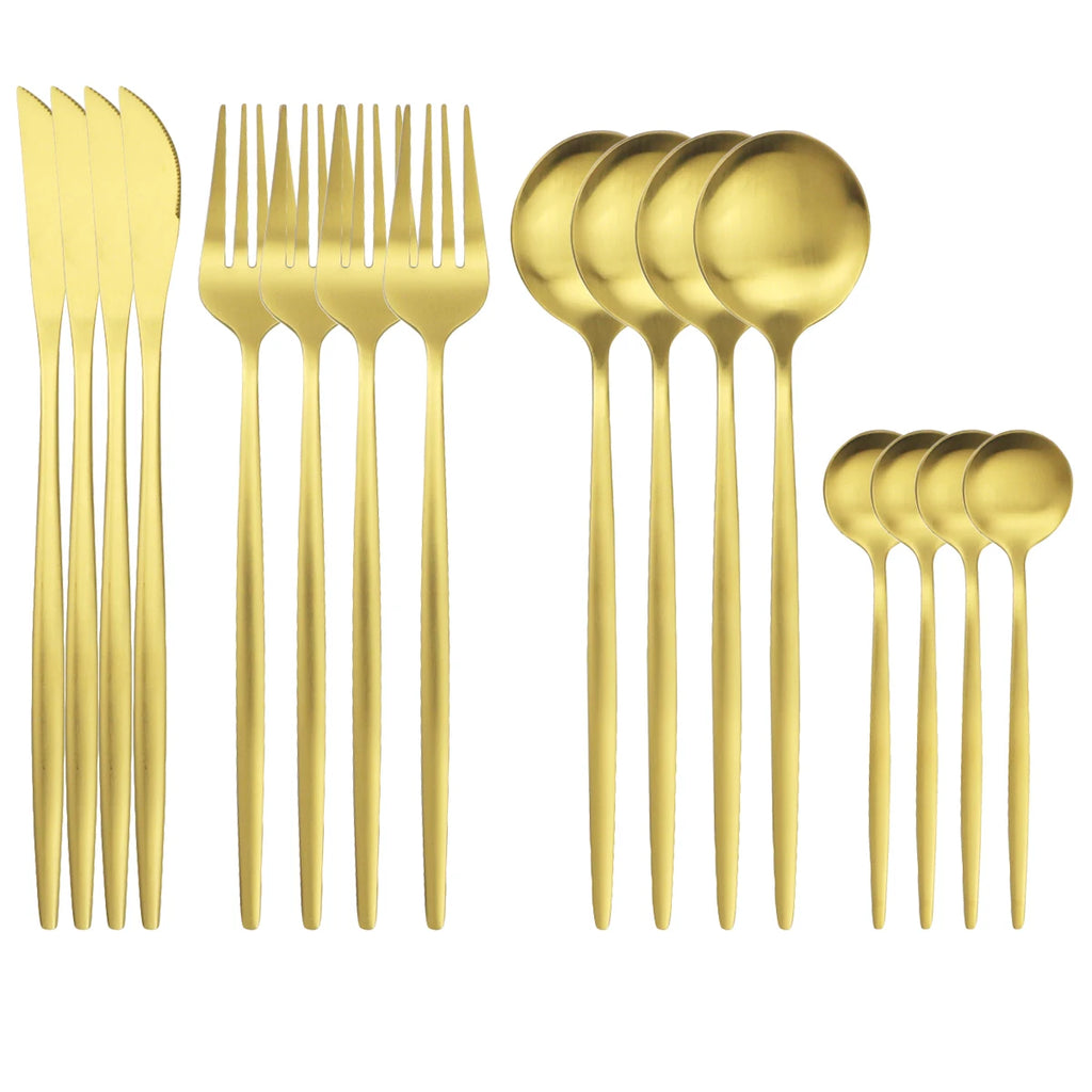 CAYX - Set de Couverts Mat x16 pièces