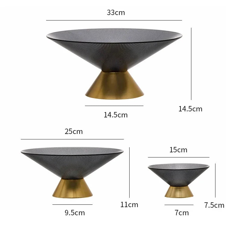 VAX - Assiette à fruits en verre