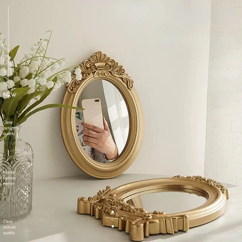 MOM - Miroir Décoratif Style Rustique